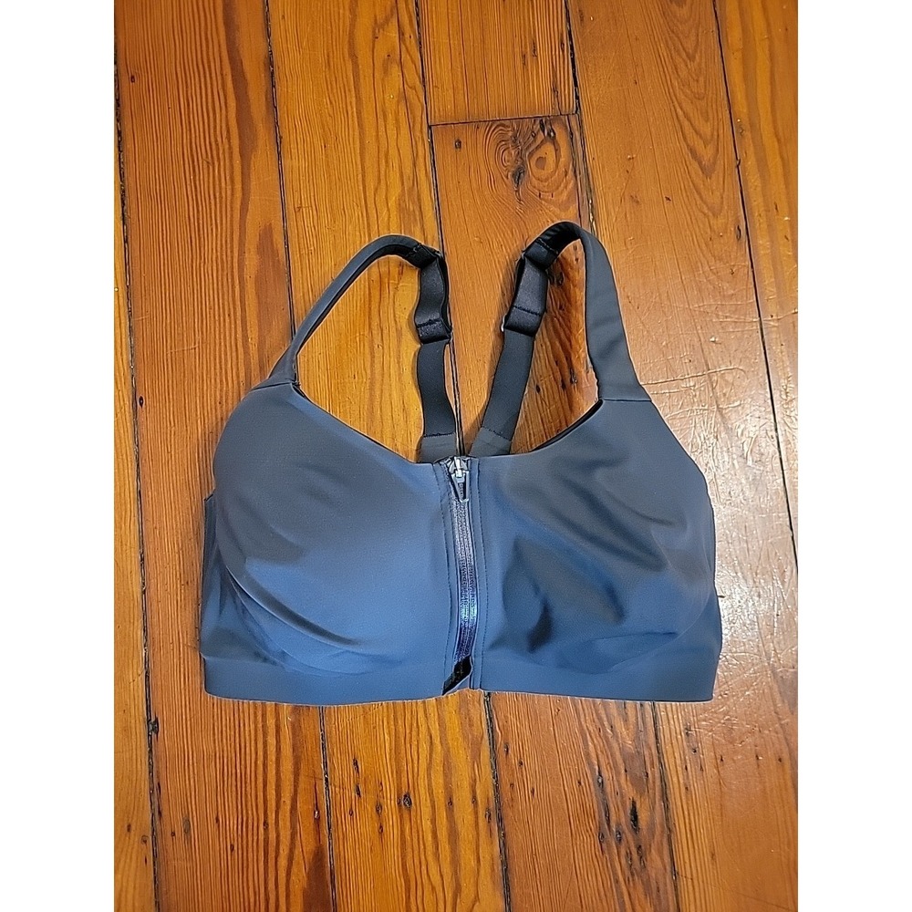 Victorias Secret Sweat On Point Sports Bra Womens 34DDD Gray High Support